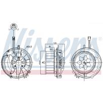 Salono ventiliatorius NISSENS 87587
