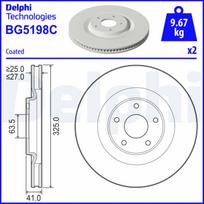 Stabdžių diskas DELPHI BG5198C