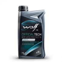 Automatinės pavarų dėžės alyva WOLF OFFICIALTECH ATF LIFE PROTECT 6 1L