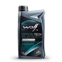 Automatinės pavarų dėžės alyva WOLF OFFICIALTECH ATF LIFE PROTECT 8 1L
