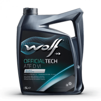 Automatinės pavarų dėžės alyva WOLF OFFICIALTECH ATF D VI 5L