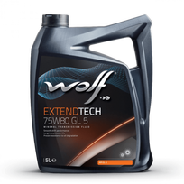 Transmisinė alyva WOLF EXTENDTECH 75W80 GL 5 5L