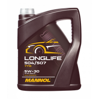 Variklio alyva MANNOL LONGLIFE 504/507 5W30 5L