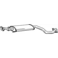 Vidurinis duslintuvas BOSAL 284-967