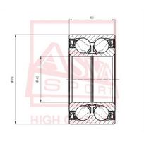 Rato guolis ASVA DACM40780040