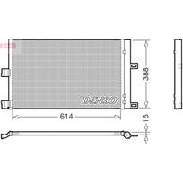 Oro kondicionieriaus kondensatorius DENSO DCN99080