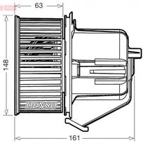 Salono ventiliatorius DENSO DEA07027