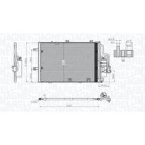 Oro kondicionieriaus kondensatorius MAGNETI MARELLI 350203770000