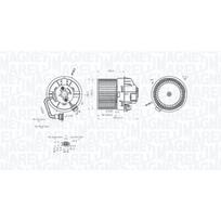 Salono ventiliatorius MAGNETI MARELLI 069412298010