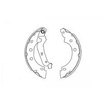 Būgninių stabdžių kaladėlių komplektas KAVO PARTS KBS-7410