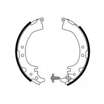 Būgninių stabdžių kaladėlių komplektas KAVO PARTS KBS-9930