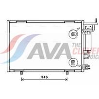 Oro kondicionieriaus kondensatorius AVA Clever Choice FD5615D
