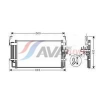 Oro kondicionieriaus kondensatorius AVA Clever Choice HY5092D