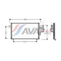 Oro kondicionieriaus kondensatorius AVA Clever Choice MT5119