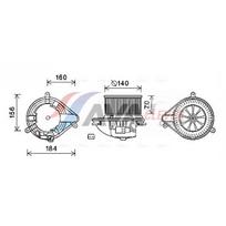 Salono ventiliatorius AVA Clever Choice RT8572