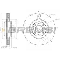 Stabdžių diskas BREMSI CD7122V