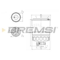 Kuro filtras BREMSI FE0047