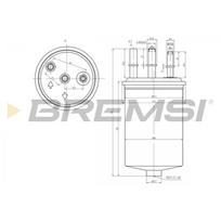 Kuro filtras BREMSI FE0048