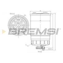 Kuro filtras BREMSI FE0049