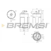 Kuro filtras BREMSI FE0054