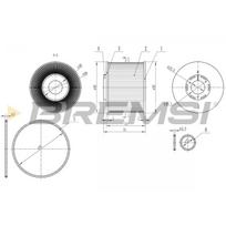 Kuro filtras BREMSI FE0343