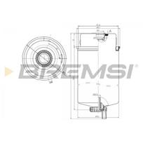 Kuro filtras BREMSI FE0347