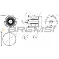 Kuro filtras BREMSI FE0358