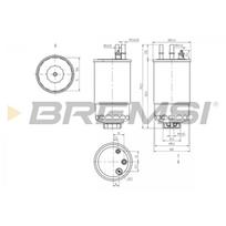 Kuro filtras BREMSI FE0373