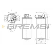 Kuro filtras BREMSI FE0378