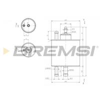 Kuro filtras BREMSI FE0398