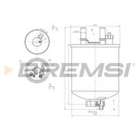 Kuro filtras BREMSI FE0784