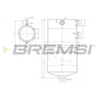 Kuro filtras BREMSI FE0788