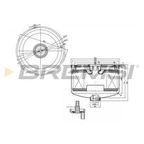 Kuro filtras BREMSI FE0795