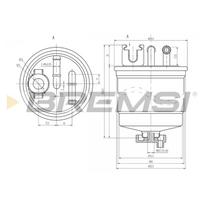 Kuro filtras BREMSI FE0809