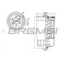Kuro filtras BREMSI FE0827