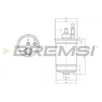 Kuro filtras BREMSI FE0839