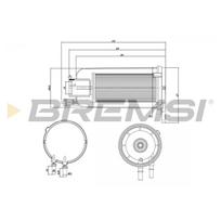 Kuro filtras BREMSI FE0834
