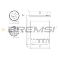Kuro filtras BREMSI FE1315