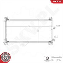 Oro kondicionieriaus kondensatorius ESEN SKV 86SKV303