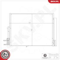 Oro kondicionieriaus kondensatorius ESEN SKV 86SKV602