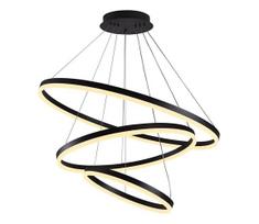 Brilagi -LED Dimeriuojamas pakabinamas šviestuvas su laidu CIRCLE LED/125W/230V 3000-6500K juodas + nuotolinis pultas