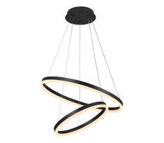 Brilagi - reguliuojamas LED pakabinamas šviestuvas ant laido CIRCLE LED/70W/230V 3000-6500K juodas, su nuotoliniu pultu