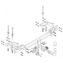 Priekabos kablys (farkopas) STEINHOF O-185 Opel Meriva 