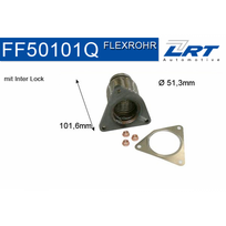 Katalizatoriaus remonto vamzdis LRT FF50101Q