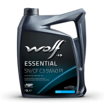 Variklio alyva WOLF ESSENTIAL SN/CF 5W40 C3 PI 5L