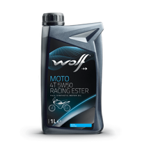 Motociklo variklio alyva WOLF Moto Racing Ester 4T 5W50 1L
