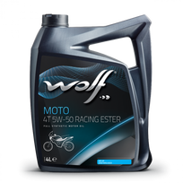 Motociklo variklio alyva WOLF Moto Racing Ester 4T 5W50 4L