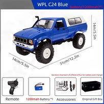 New Full Scale RC Car 1:16 2.4G 4WD Rock Crawler Electric Buggy Climbing Truck LED Light on-road 1/16 for Kids Gifts Toys balta