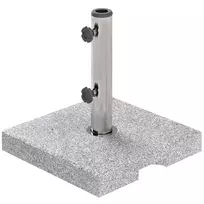 Skėčių stovas iš granito 21 kg, 32/38/48 mm skersmens, pilka