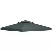Pakaitinis paviljono stogas 3x3m pilka